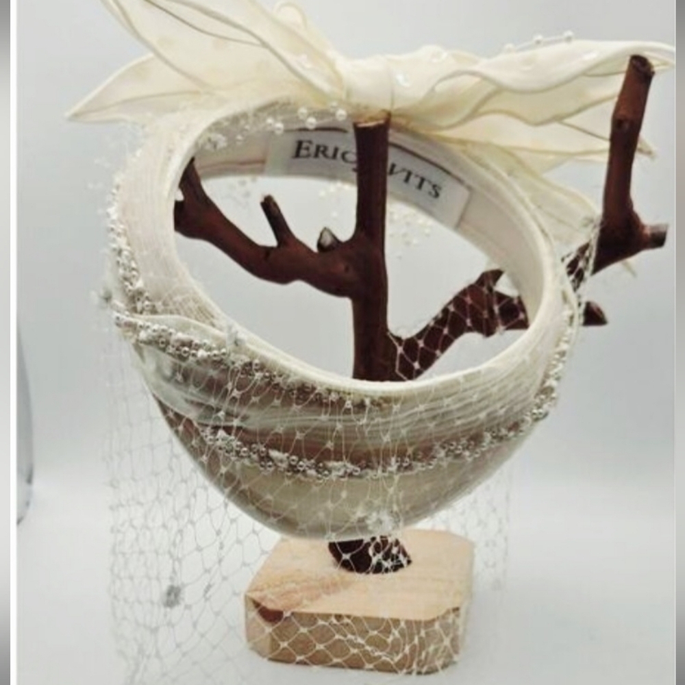 Eric Javits VTG Ladies Hat With Lace Vintage Great Pre Loved Condition - Picture 2 of 15